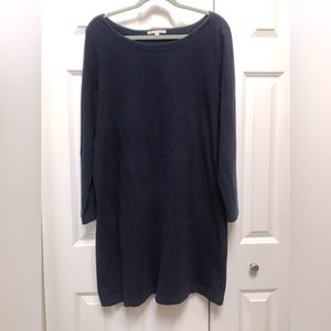 GAP cotton boat neck navy dress. XL preppy classic